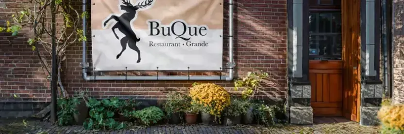 Een spandoek ophangen doe je zo