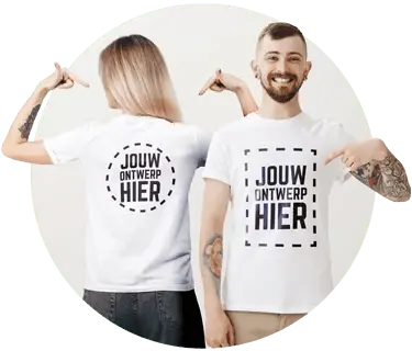 Kosten voor T-shirt bedrukken inclusief ontwerp