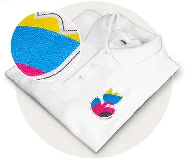 Kleding bedrukken met full colour ontwerp