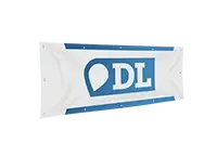 Spandoek als grote reclamedrager