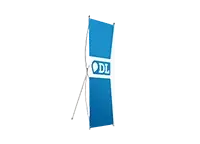 X-banner met verwisselbaar doek