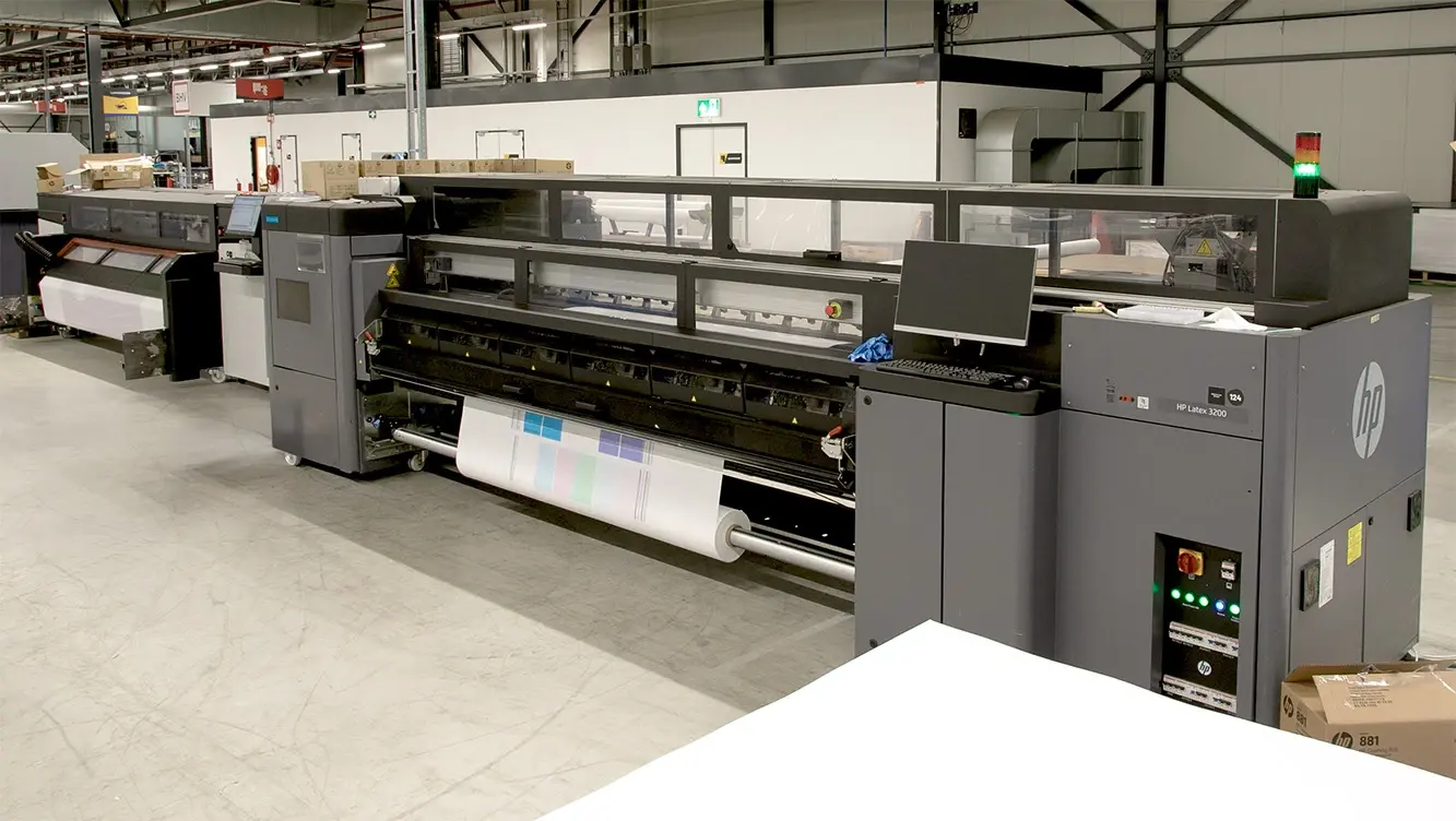 HP Stitch en HP Latex printer