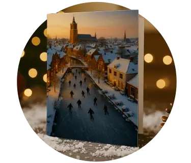 kerstkaart kerst in belgie