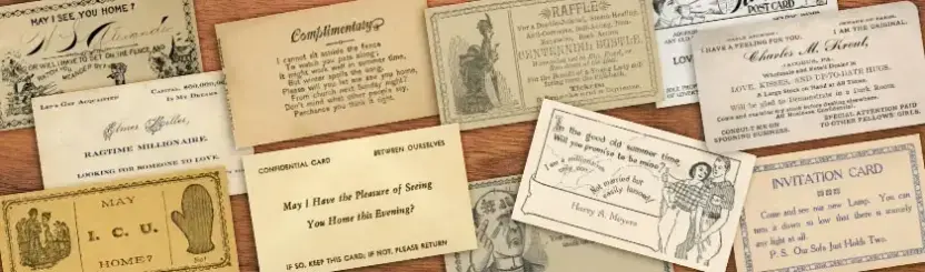 De geschiedenis van het visitekaartje
