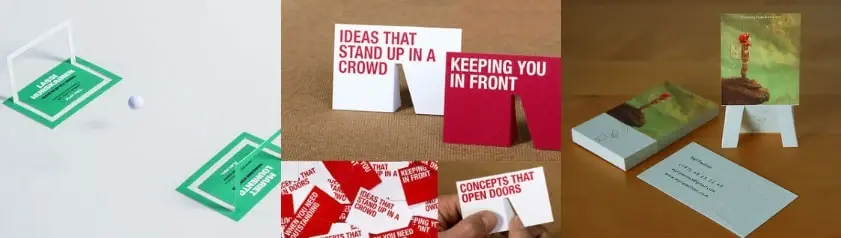 Creatieve visitekaartjes met uniek ontwerp