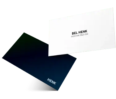 Minimalistische visitekaartjes met logo