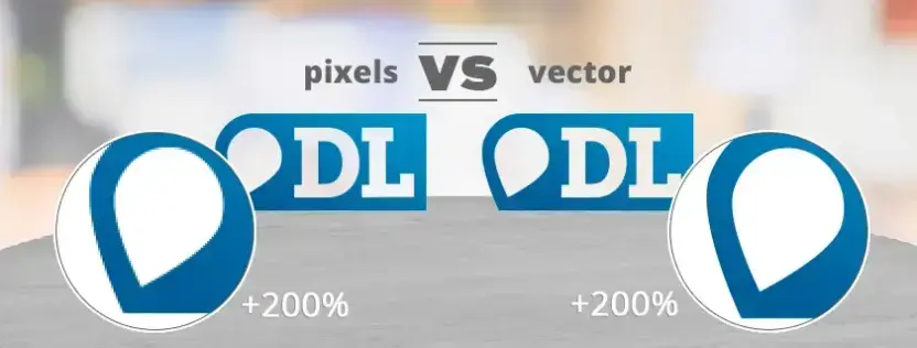 Wat is het verschil tussen pixels en vector?