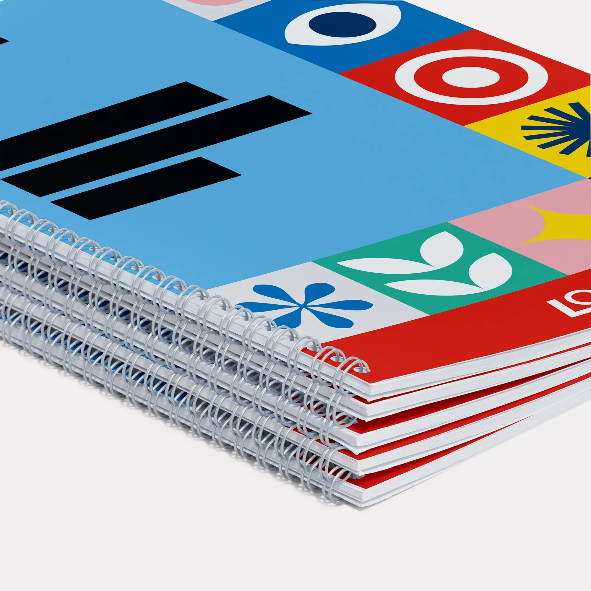 magazines met spiraalbinding