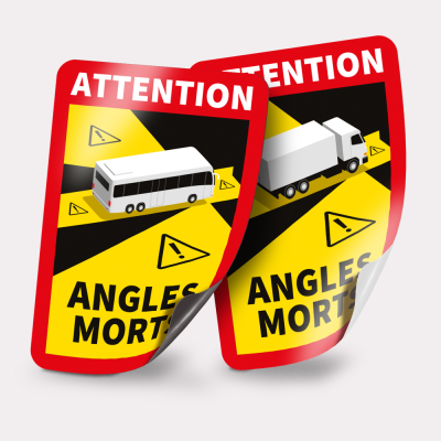 Dode hoek stickers