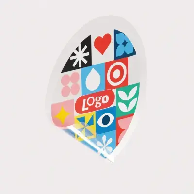Doorzichtige stickers