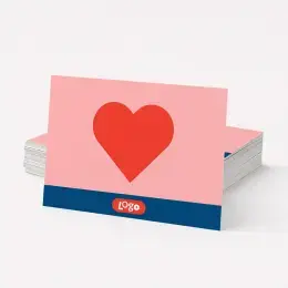 Ongevouwen geboortekaartjes