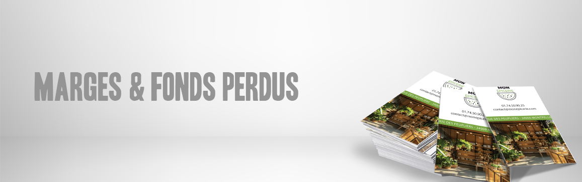 banniere fond perdus et marges de securite
