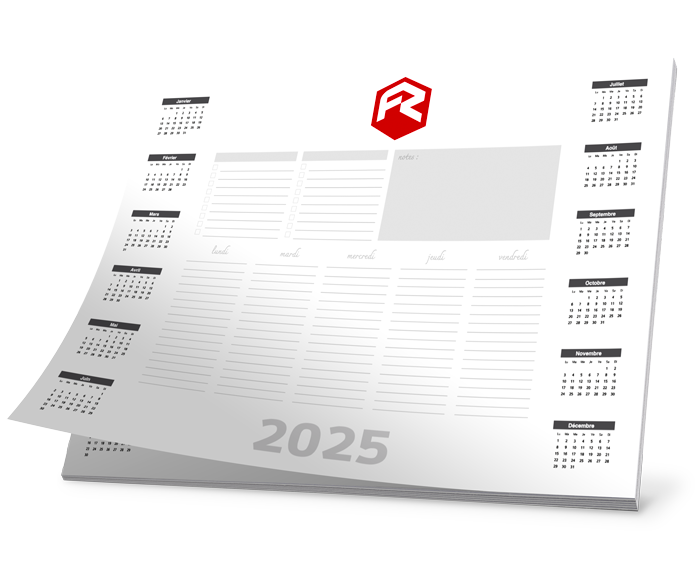 Calendrier sous-main