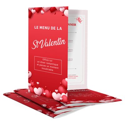 menu saint valentin