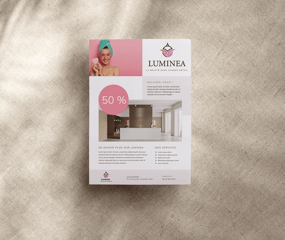 flyer beaute