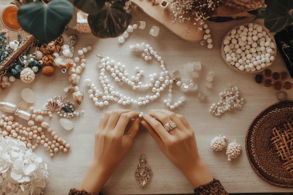 fabrication bijoux perle