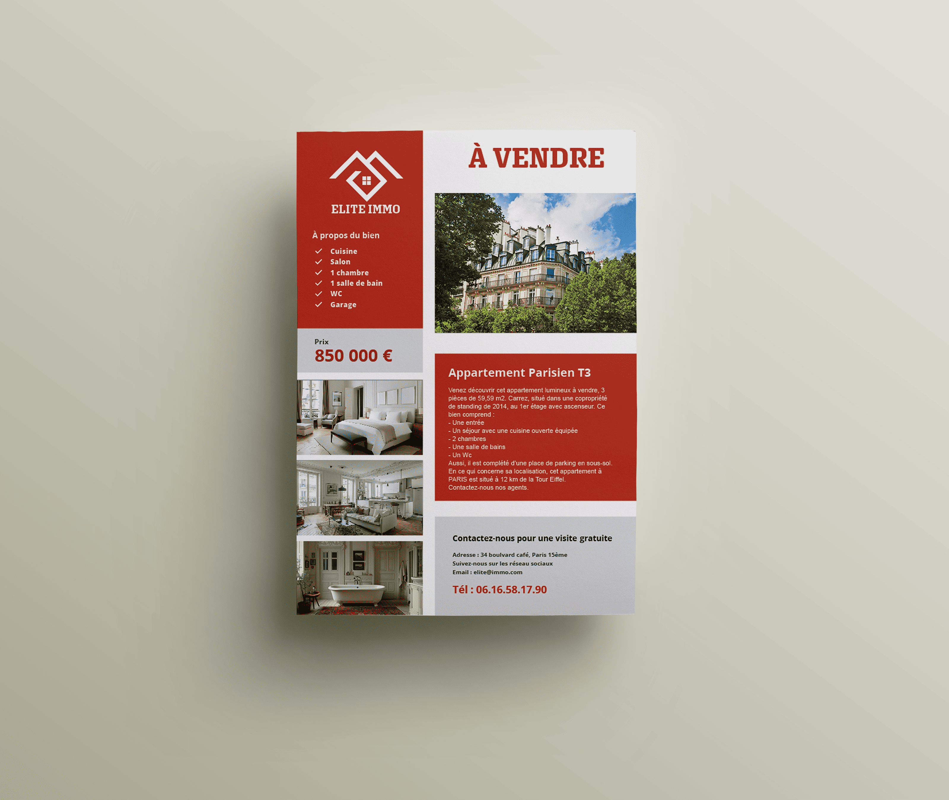 flyer immobilier