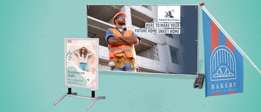 Welke soorten buitenreclame zijn geschikt voor jouw locatie?