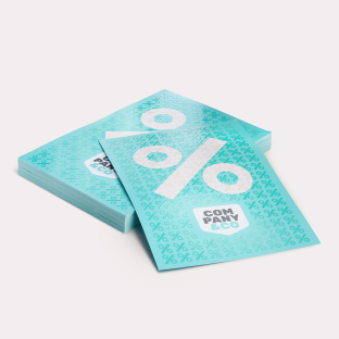 Flyers met spot-UV