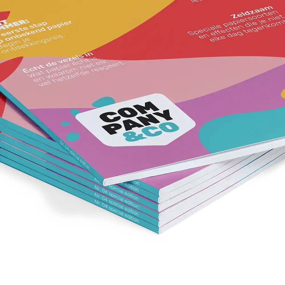 gelijmde magazines