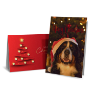 Gevouwen kerstkaarten