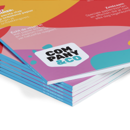 Gelijmde brochures