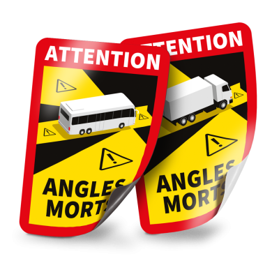 Dode hoek stickers