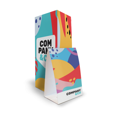 Gevouwen balie displays