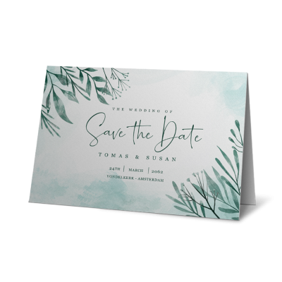 Gevouwen trouwkaarten