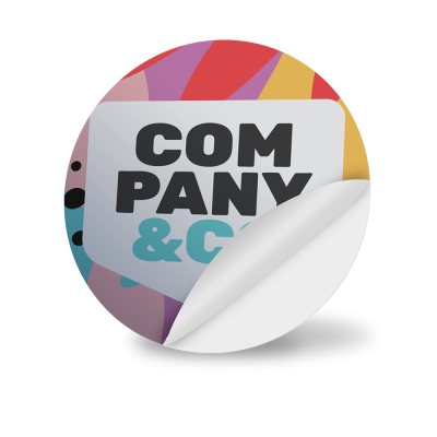 Grote ronde stickers