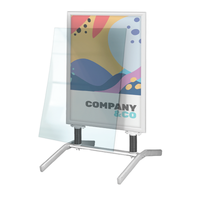 Losse plastic stoepbord covers