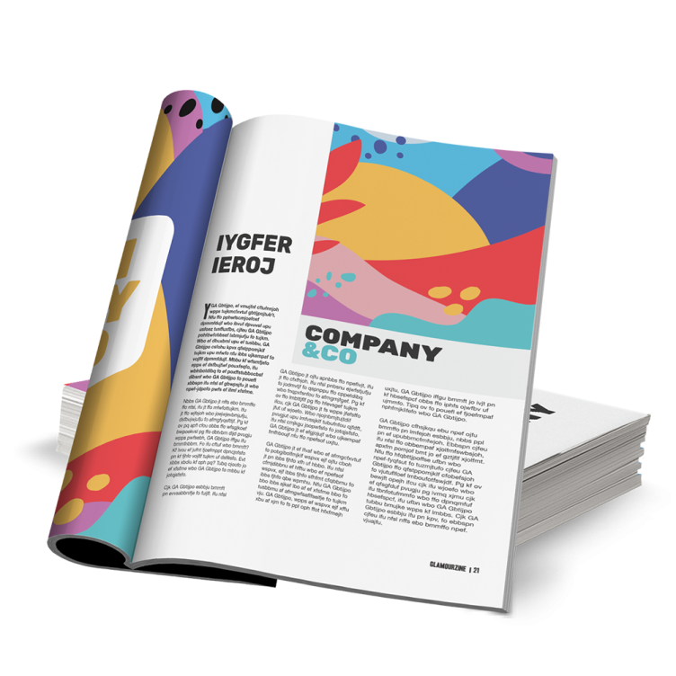 Gelijmde brochures