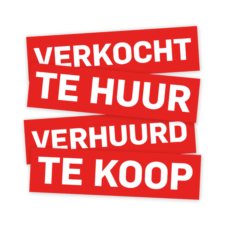Makelaars stickers