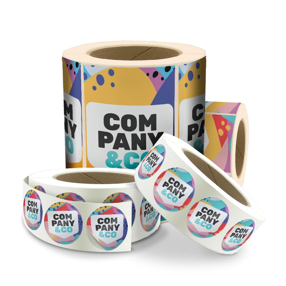stickers op rol